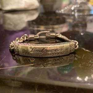 Brighton silver link ID bracelet